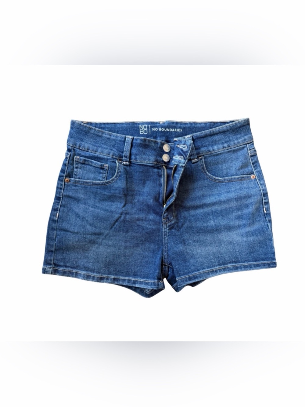 No Boundaries Blue Denim Shorts